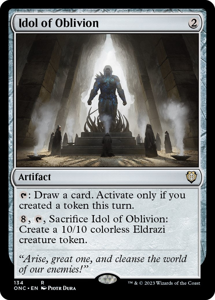 Image for Idol of Oblivion (134) [Phyrexia: All Will Be One] - Magic: The Gathering