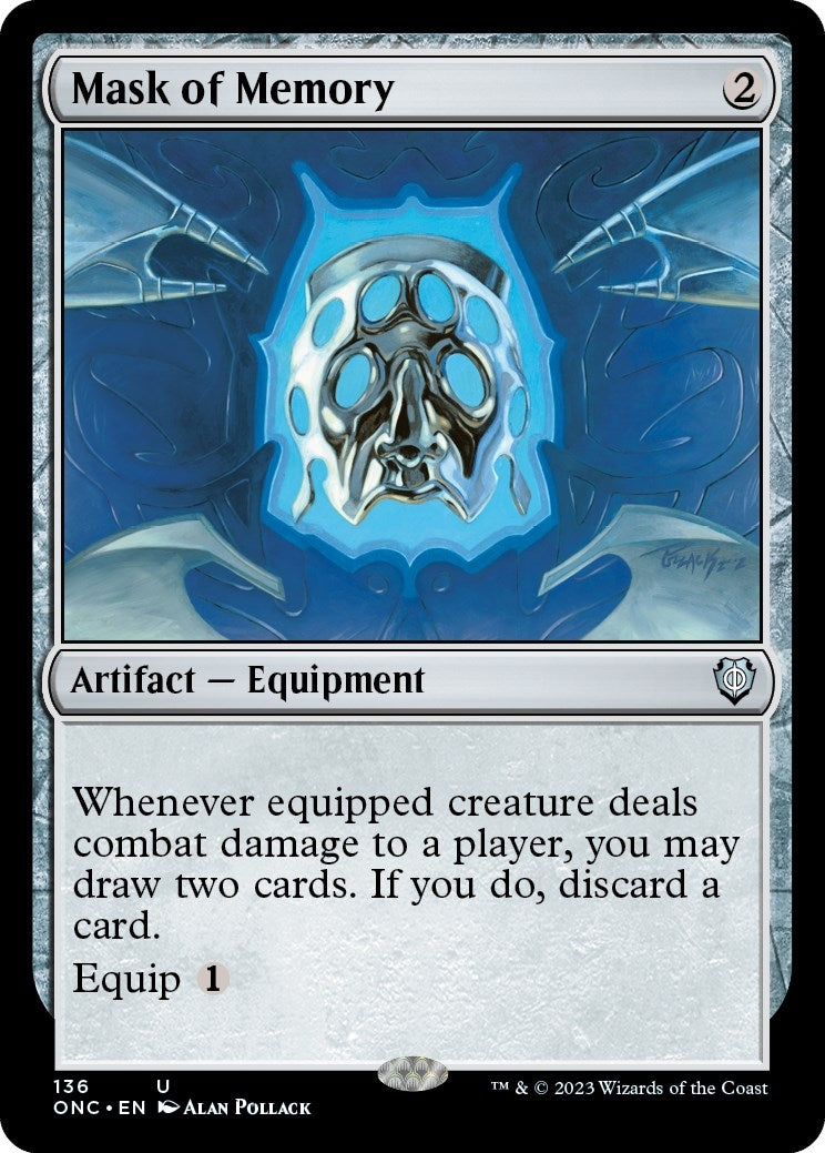 Image for Mask of Memory (136) [Phyrexia: All Will Be One] - Magic: The Gathering
