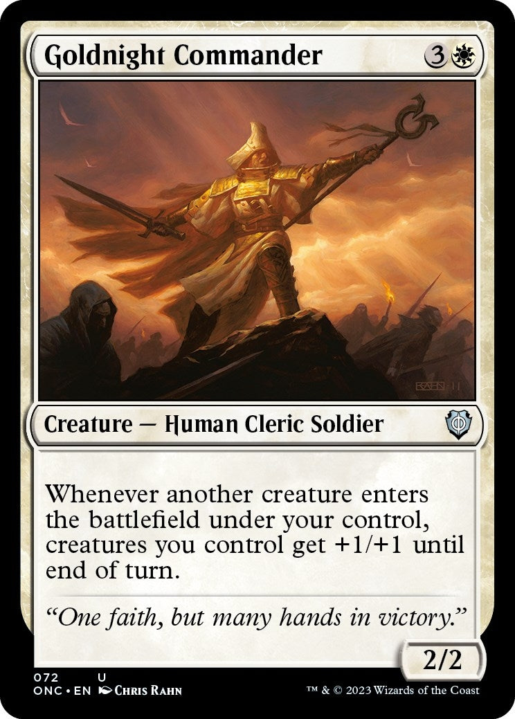 Image for Goldnight Commander (72) [Phyrexia: All Will Be One] - Magic: The Gathering