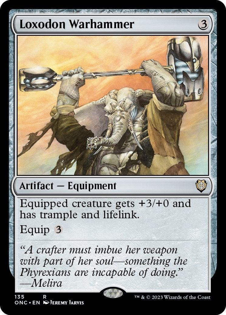 Image for Loxodon Warhammer (135) [Phyrexia: All Will Be One] - Magic: The Gathering