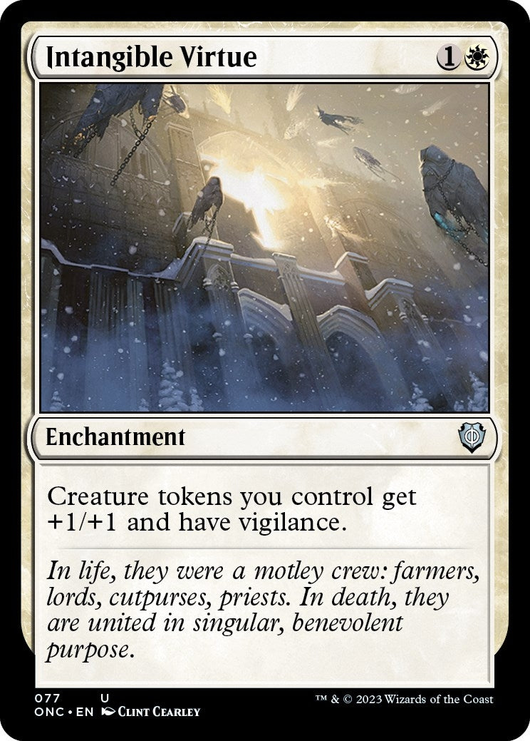 Image for Intangible Virtue (77) [Phyrexia: All Will Be One] - Magic: The Gathering