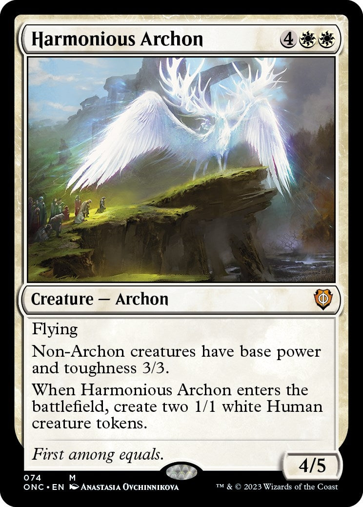 Image for Harmonious Archon (74) [Phyrexia: All Will Be One] - Magic: The Gathering