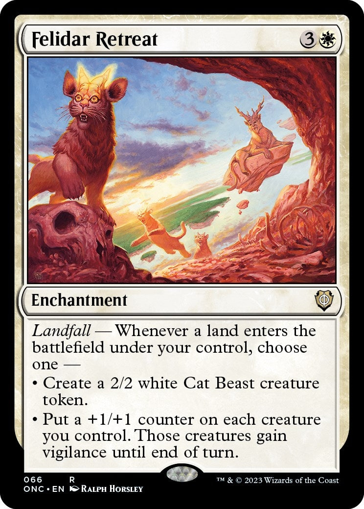 Image for Felidar Retreat (66) [Phyrexia: All Will Be One] - Magic: The Gathering