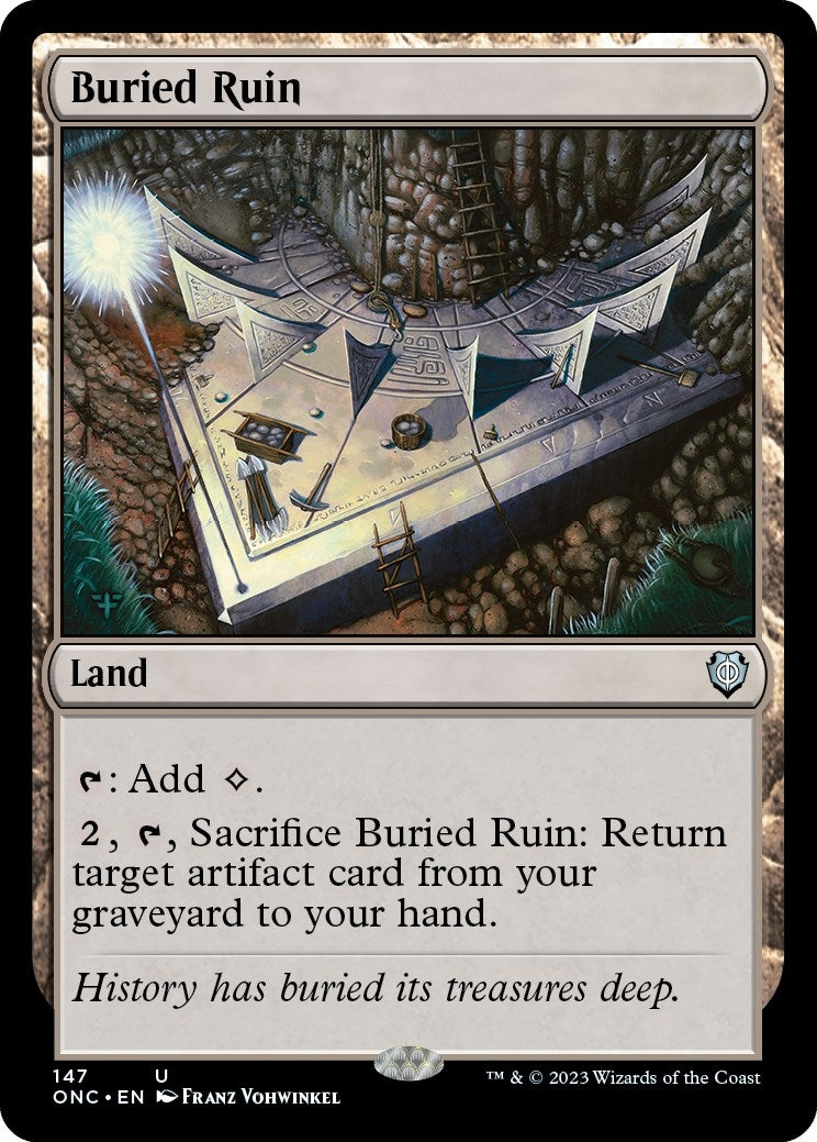 Image for Buried Ruin (147) [Phyrexia: All Will Be One] - Magic: The Gathering
