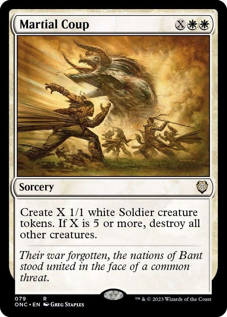 Image for Martial Coup (79) [Phyrexia: All Will Be One] - Magic: The Gathering