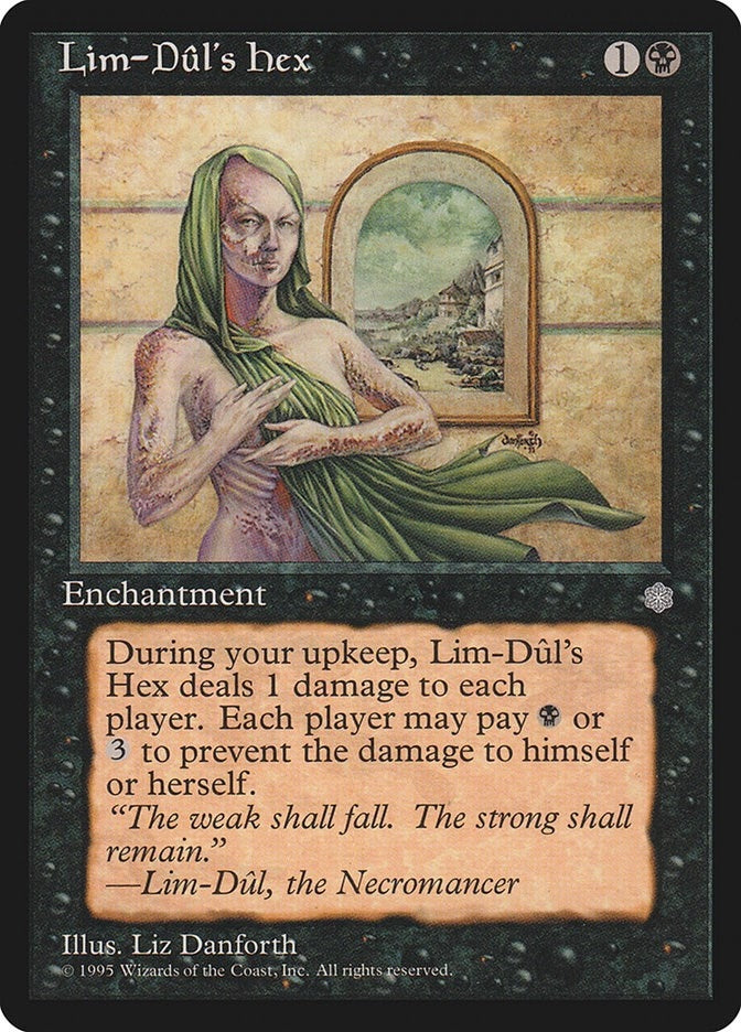 Image for Lim-Dul's Hex [Ice Age] - Magic: The Gathering