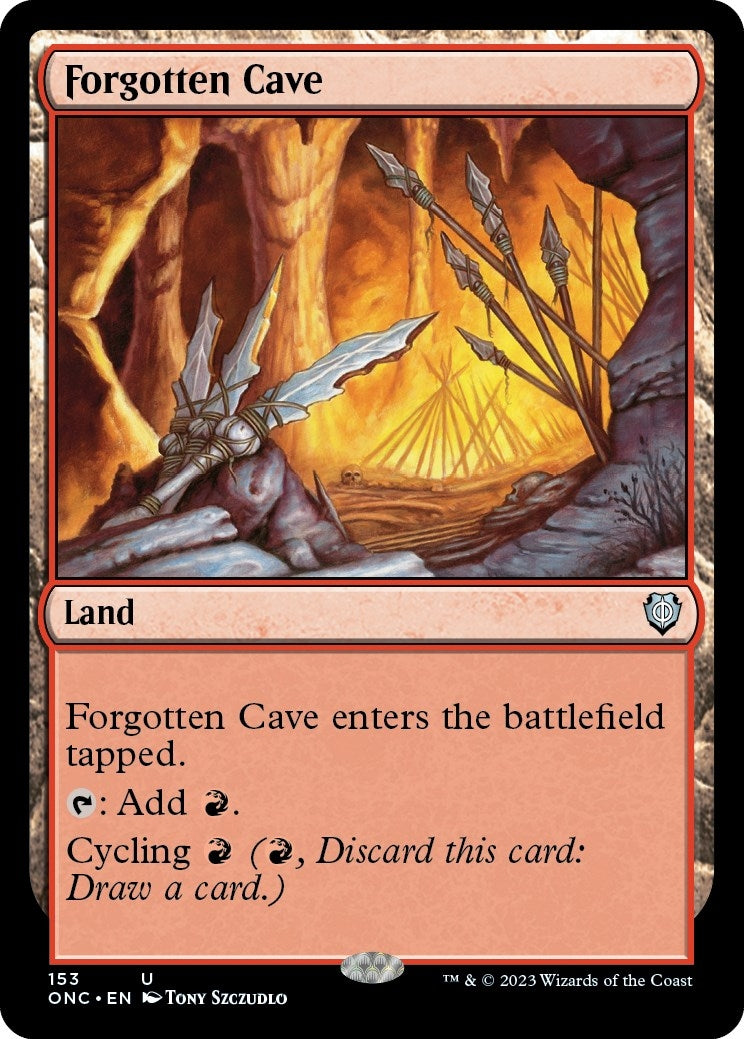 Image for Forgotten Cave (153) [Phyrexia: All Will Be One] - Magic: The Gathering