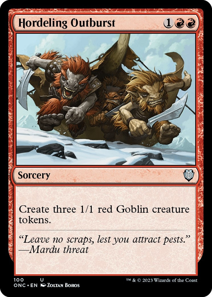 Image for Hordeling Outburst (100) [Phyrexia: All Will Be One] - Magic: The Gathering