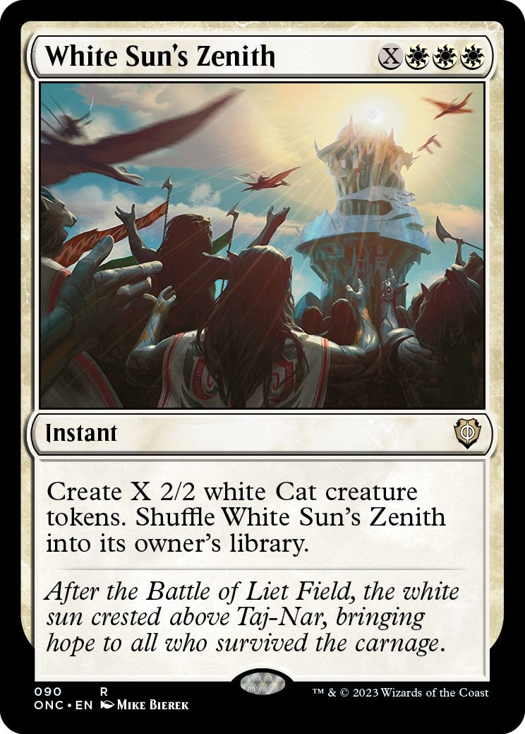 White Sun's Zenith (90) [Commander: Phyrexia: All Will Be One]