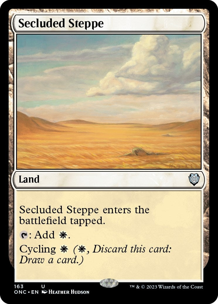 Image for Secluded Steppe (163) [Phyrexia: All Will Be One] - Magic: The Gathering
