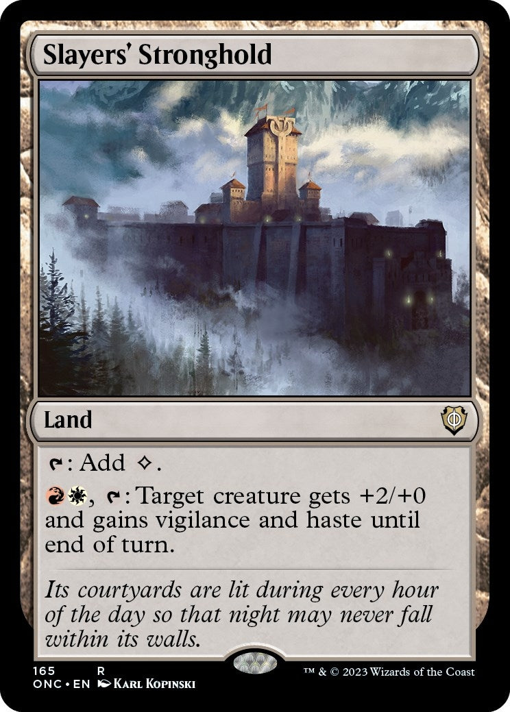 Slayers' Stronghold (165) [Commander: Phyrexia: All Will Be One]