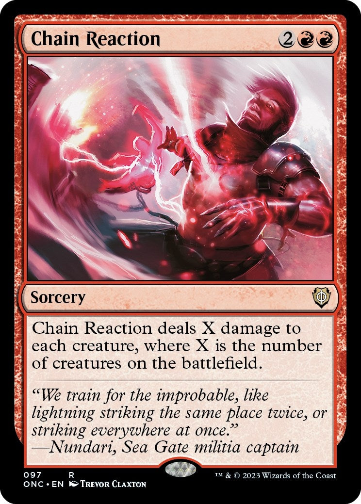 Image for Chain Reaction (97) [Phyrexia: All Will Be One] - Magic: The Gathering