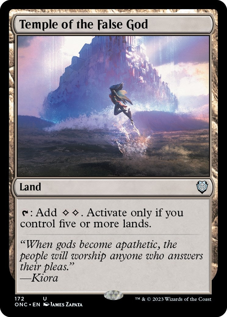 Image for Temple of the False God (172) [Phyrexia: All Will Be One] - Magic: The Gathering