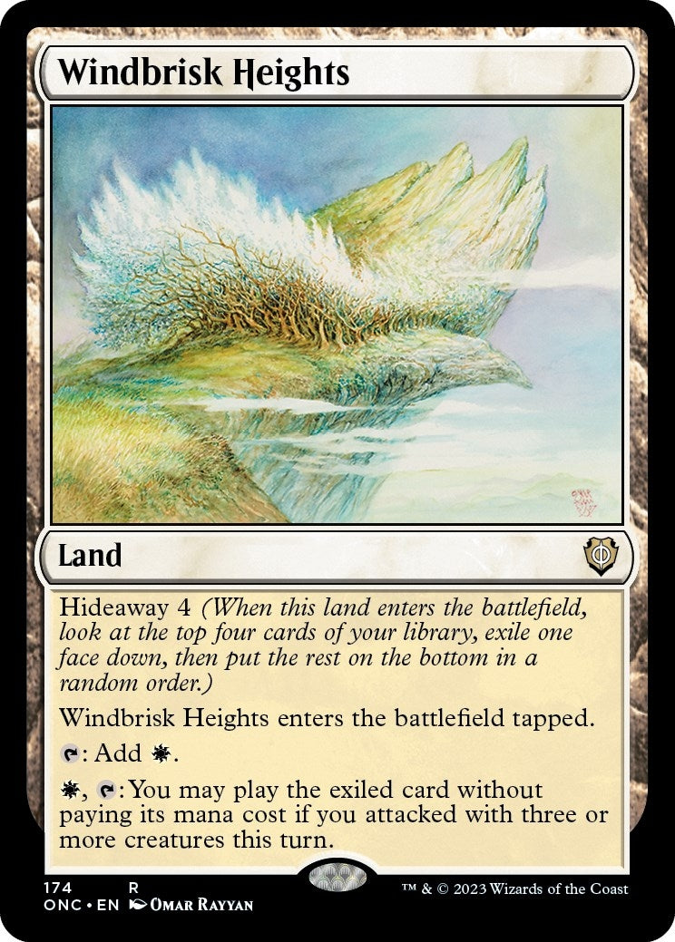 Image for Windbrisk Heights (174) [Phyrexia: All Will Be One] - Magic: The Gathering