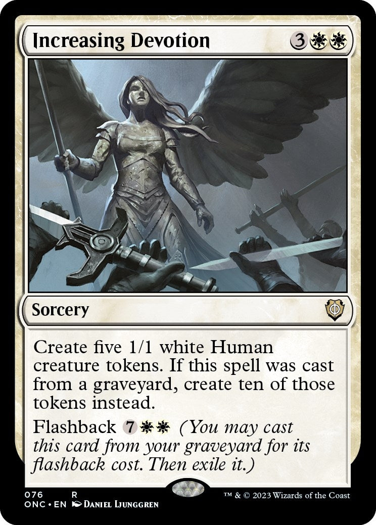 Image for Increasing Devotion (76) [Phyrexia: All Will Be One] - Magic: The Gathering