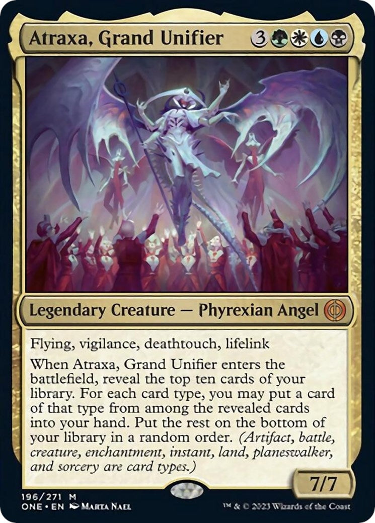 Image for Atraxa, Grand Unifier (196) [Phyrexia: All Will Be One] - Magic: The Gathering