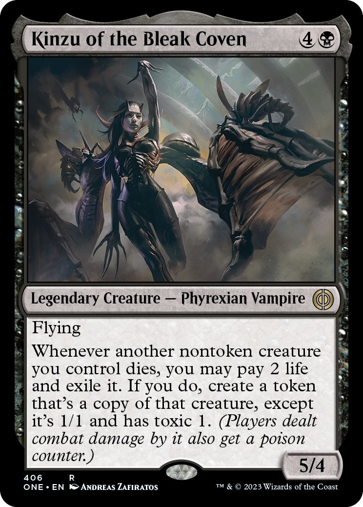Image for Kinzu of the Bleak Coven (406) [Phyrexia: All Will Be One] - Magic: The Gathering