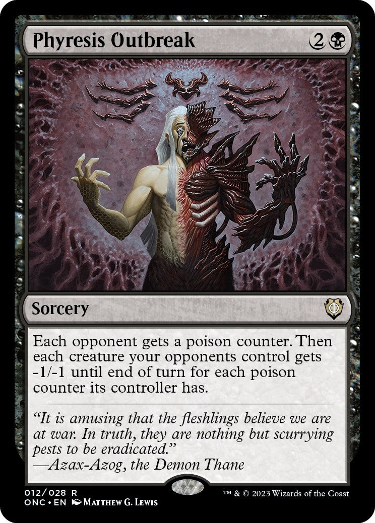 Image for Phyresis Outbreak (12) [Phyrexia: All Will Be One] - Magic: The Gathering