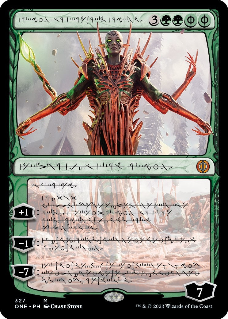 Image for Nissa, Ascended Animist (Phyrexian) (327) [Phyrexia: All Will Be One] - Magic: The Gathering