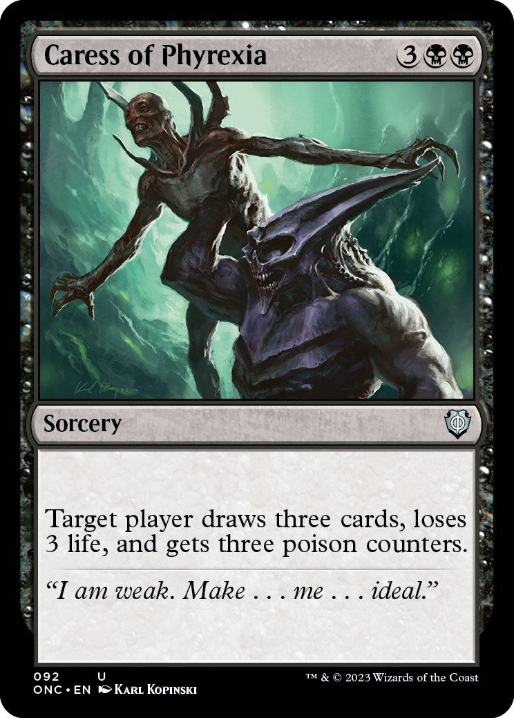 Image for Caress of Phyrexia (92) [Phyrexia: All Will Be One] - Magic: The Gathering