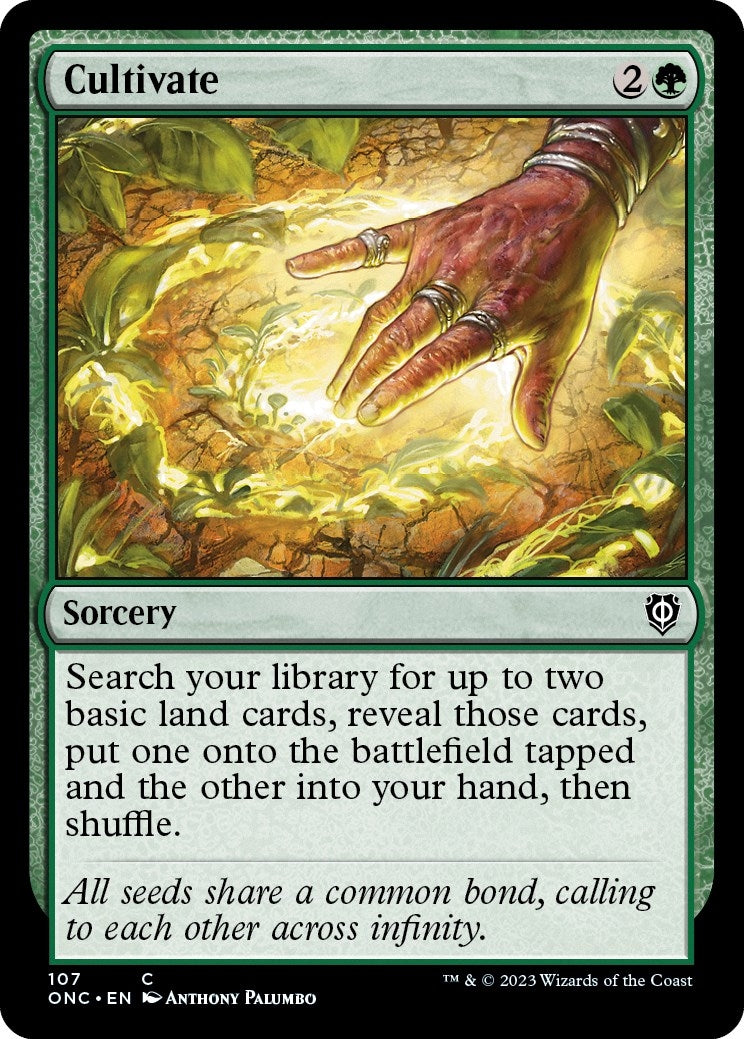 Image for Cultivate (107) [Phyrexia: All Will Be One] - Magic: The Gathering