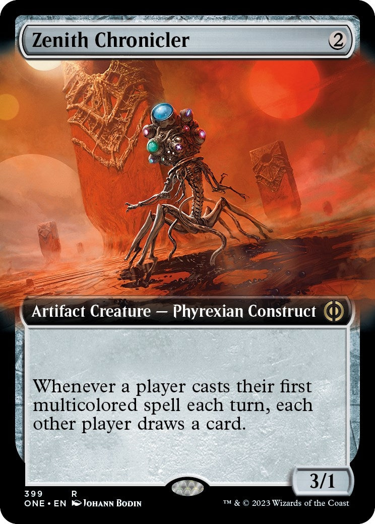 Image for Zenith Chronicler (Extended Art) (399) [Phyrexia: All Will Be One] - Magic: The Gathering