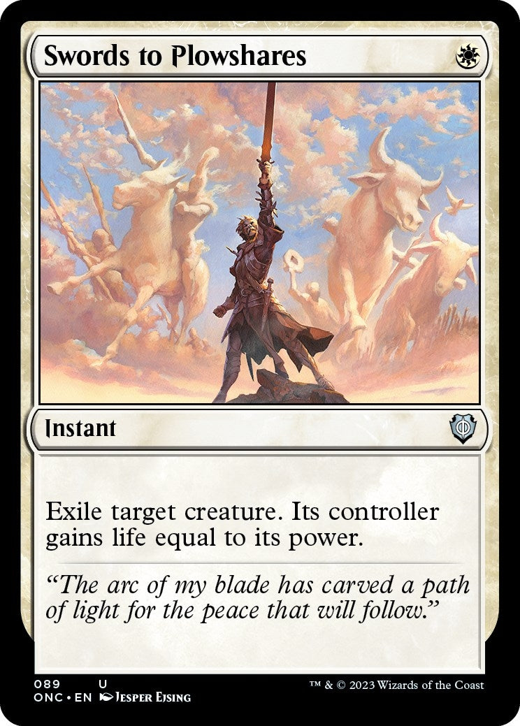 Image for Swords to Plowshares (89) [Phyrexia: All Will Be One] - Magic: The Gathering