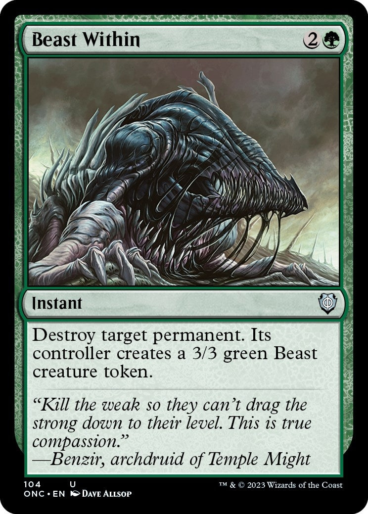 Image for Beast Within (104) [Phyrexia: All Will Be One] - Magic: The Gathering