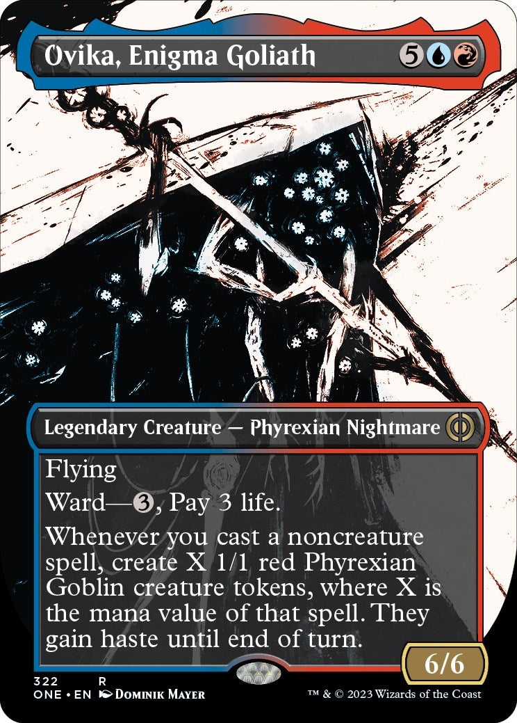 Image for Ovika, Enigma Goliath (Showcase) (322) [Phyrexia: All Will Be One] - Magic: The Gathering