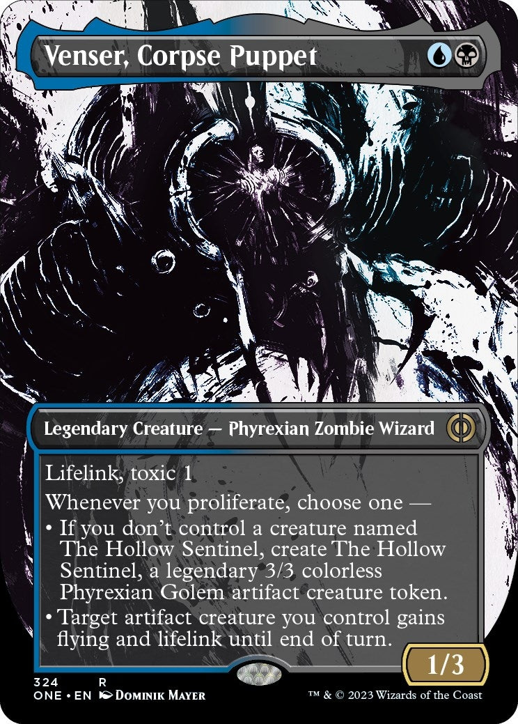 Image for Venser, Corpse Puppet (Showcase) (324) [Phyrexia: All Will Be One] - Magic: The Gathering