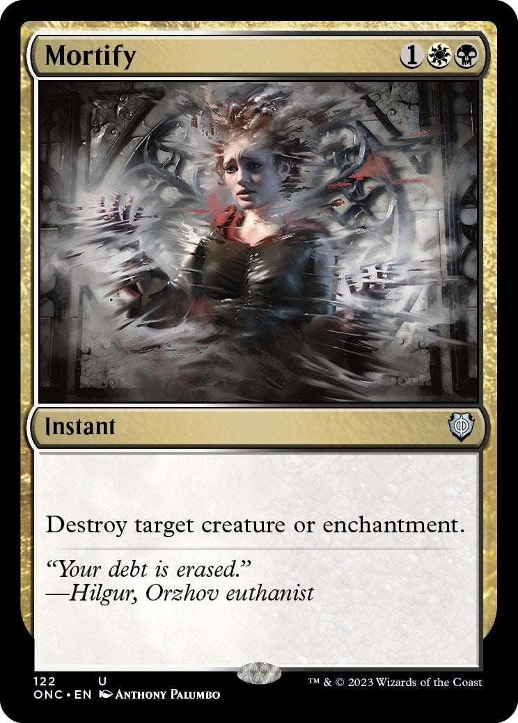 Image for Mortify (122) [Phyrexia: All Will Be One] - Magic: The Gathering