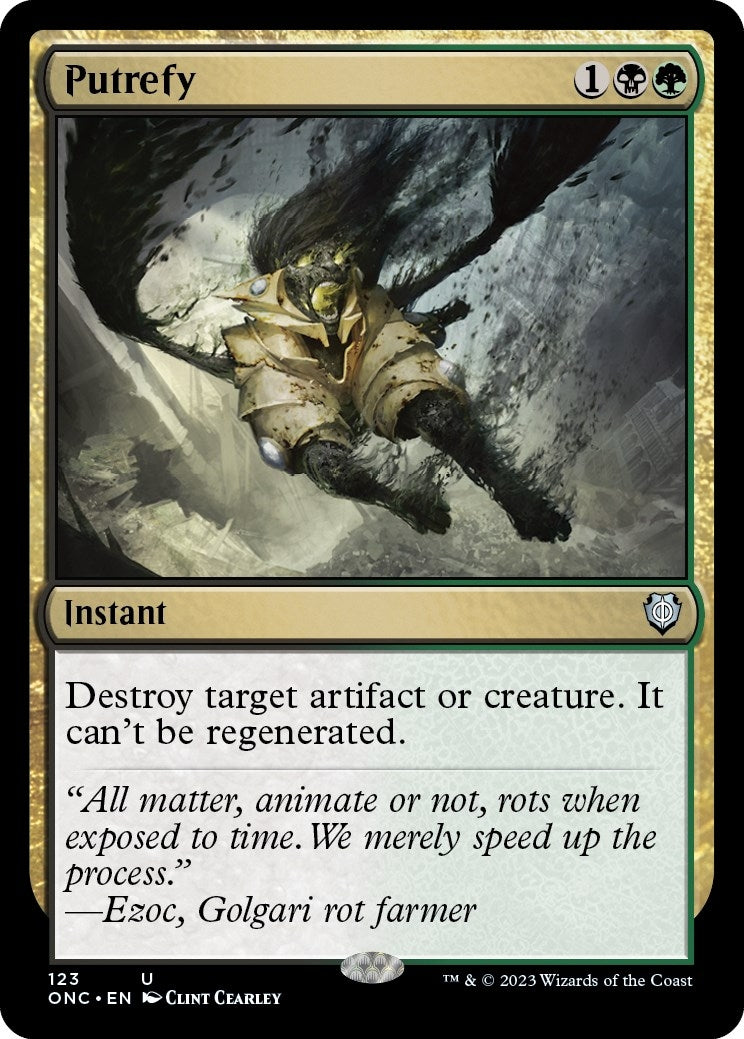 Image for Putrefy (123) [Phyrexia: All Will Be One] - Magic: The Gathering