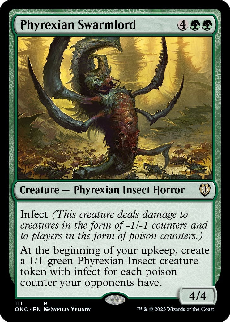 Image for Phyrexian Swarmlord (111) [Phyrexia: All Will Be One] - Magic: The Gathering
