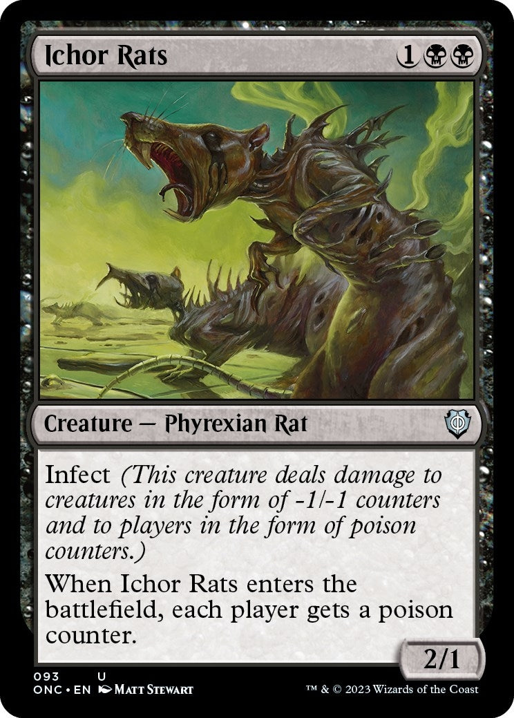 Image for Ichor Rats (93) [Phyrexia: All Will Be One] - Magic: The Gathering