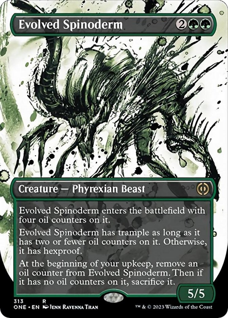 Image for Evolved Spinoderm (Showcase) (313) [Phyrexia: All Will Be One] - Magic: The Gathering