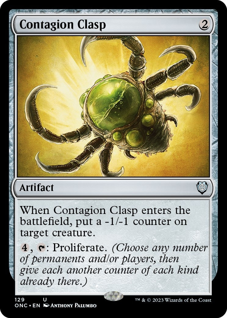 Image for Contagion Clasp (129) [Phyrexia: All Will Be One] - Magic: The Gathering