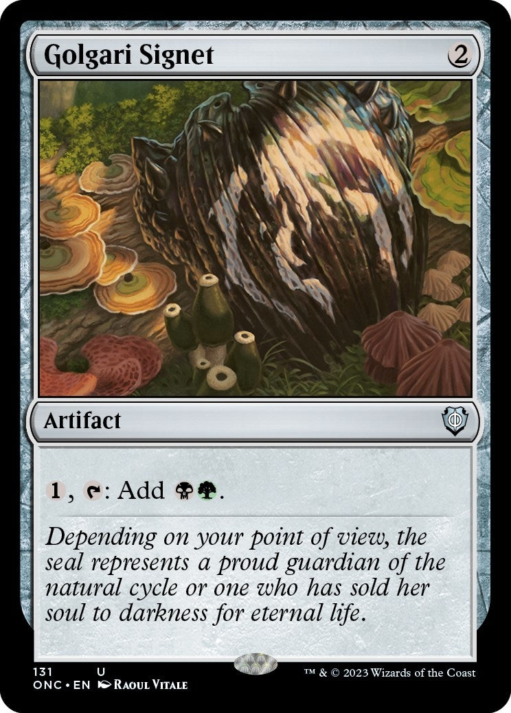 Image for Golgari Signet (131) [Phyrexia: All Will Be One] - Magic: The Gathering