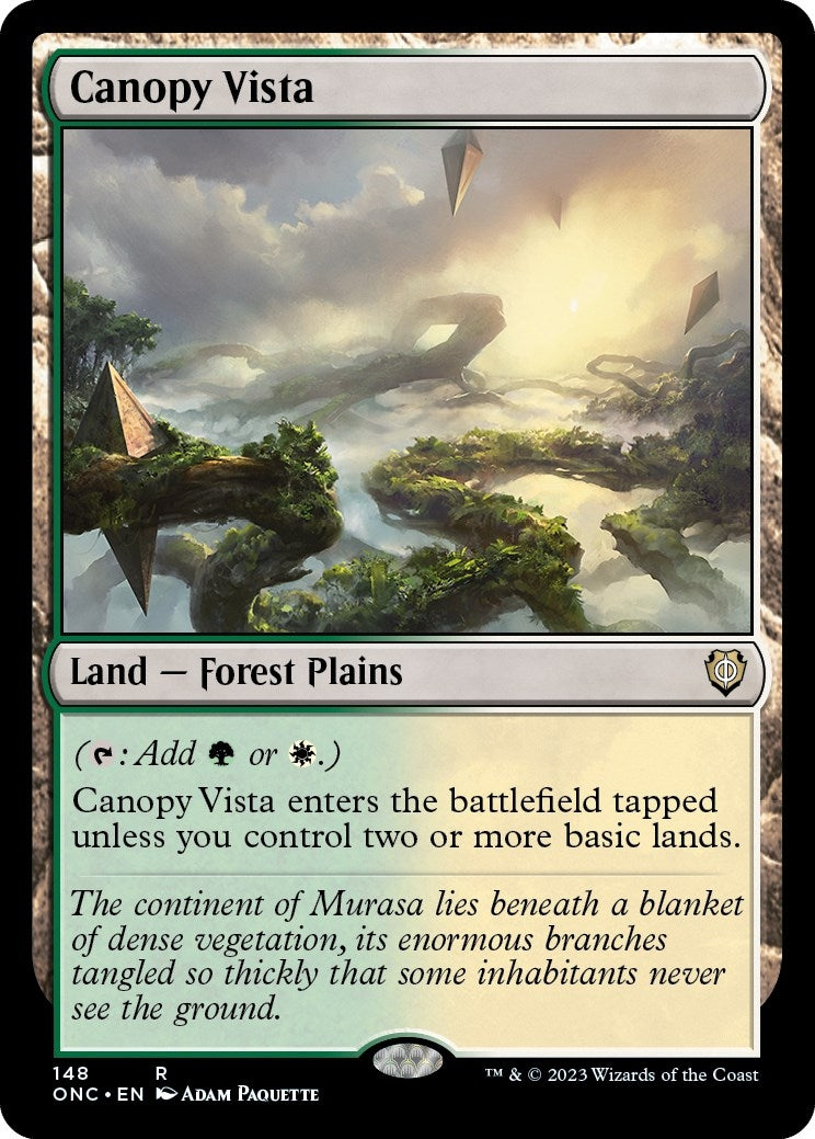 Image for Canopy Vista (148) [Phyrexia: All Will Be One] - Magic: The Gathering
