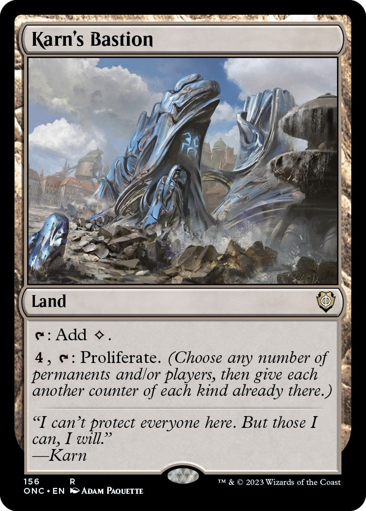Image for Karn's Bastion (156) [Phyrexia: All Will Be One] - Magic: The Gathering