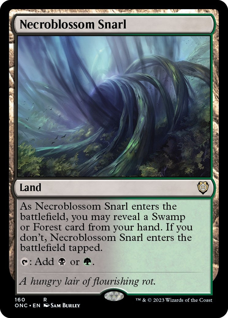 Necroblossom Snarl (160) [Commander: Phyrexia: All Will Be One]