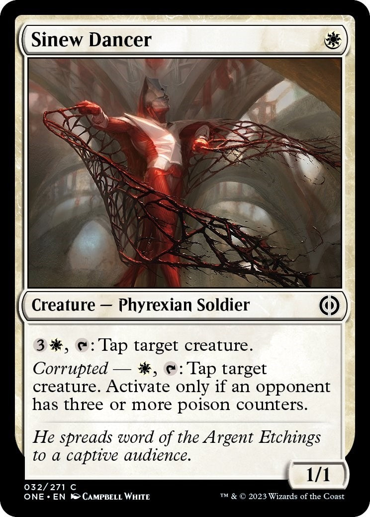 Image for Sinew Dancer (32) [Phyrexia: All Will Be One] - Magic: The Gathering