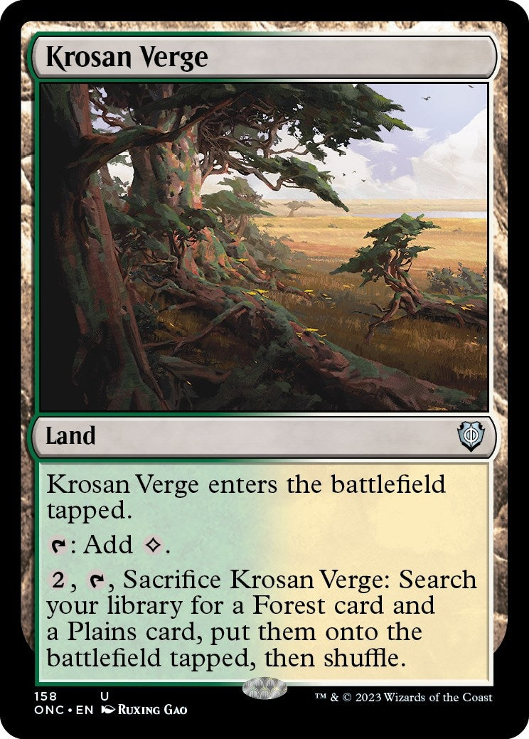 Image for Krosan Verge (158) [Phyrexia: All Will Be One] - Magic: The Gathering