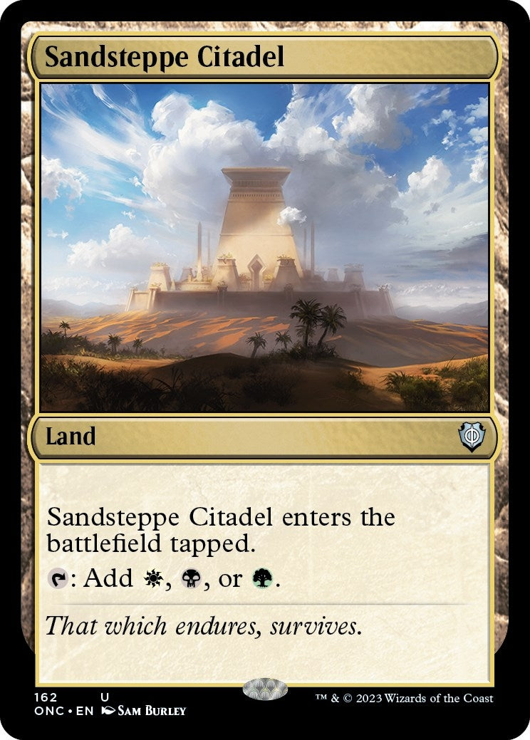 Image for Sandsteppe Citadel (162) [Phyrexia: All Will Be One] - Magic: The Gathering