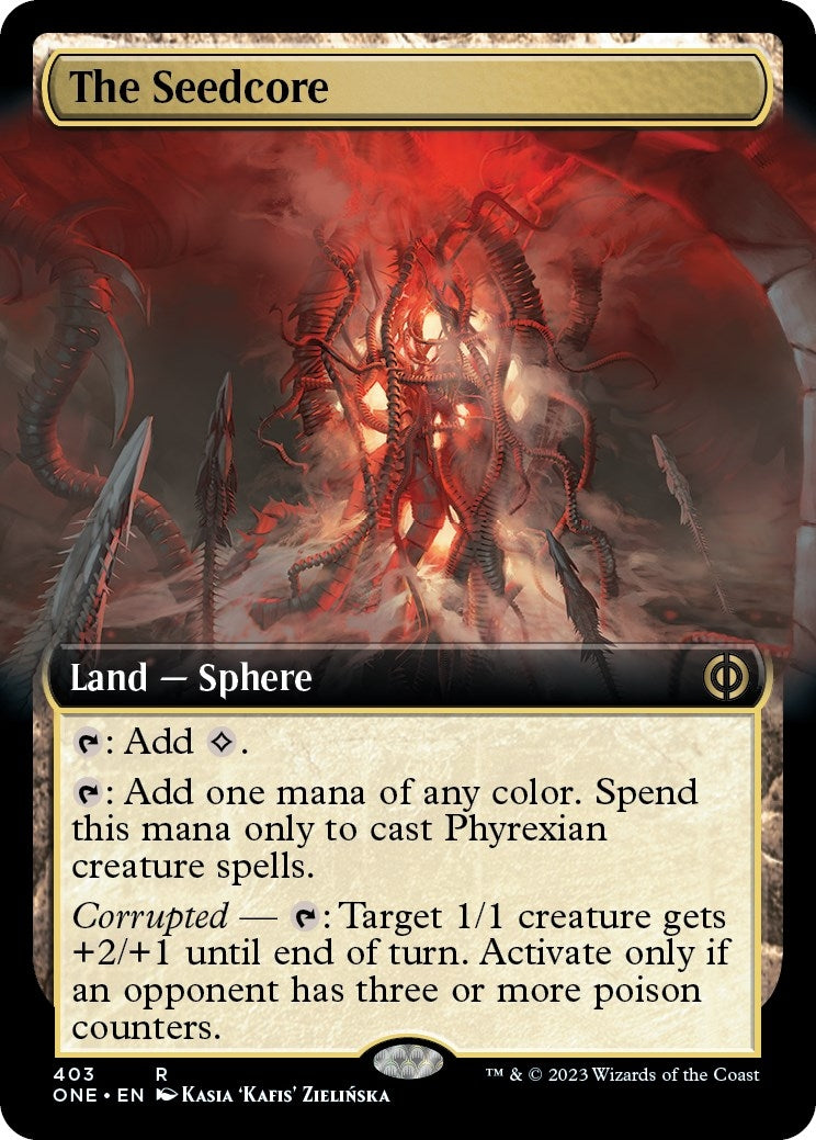 Image for The Seedcore (Extended Art) (403) [Phyrexia: All Will Be One] - Magic: The Gathering