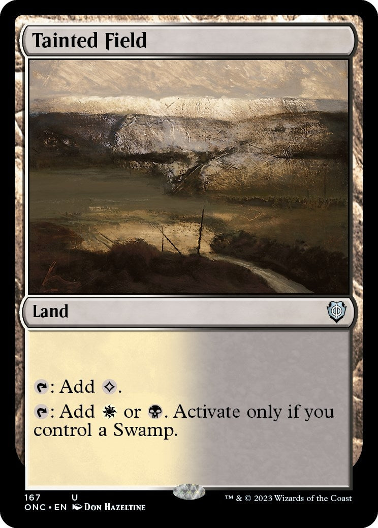 Image for Tainted Field (167) [Phyrexia: All Will Be One] - Magic: The Gathering