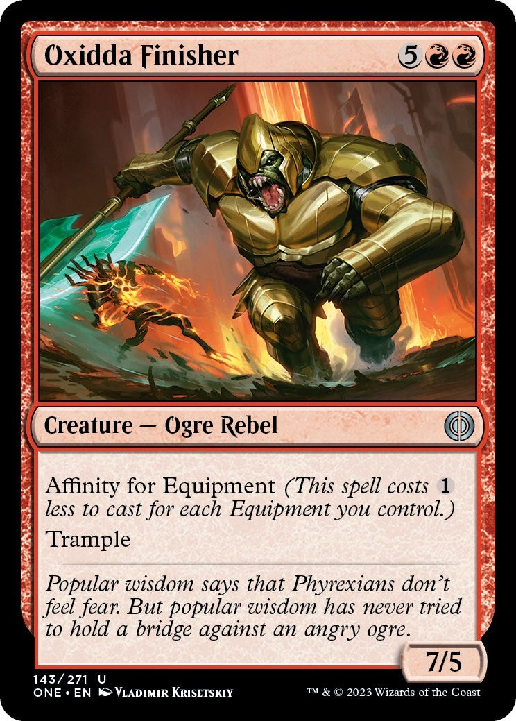 Image for Oxidda Finisher (143) [Phyrexia: All Will Be One] - Magic: The Gathering