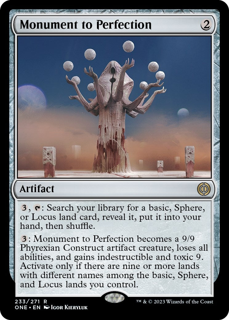 Image for Monument to Perfection (233) [Phyrexia: All Will Be One] - Magic: The Gathering