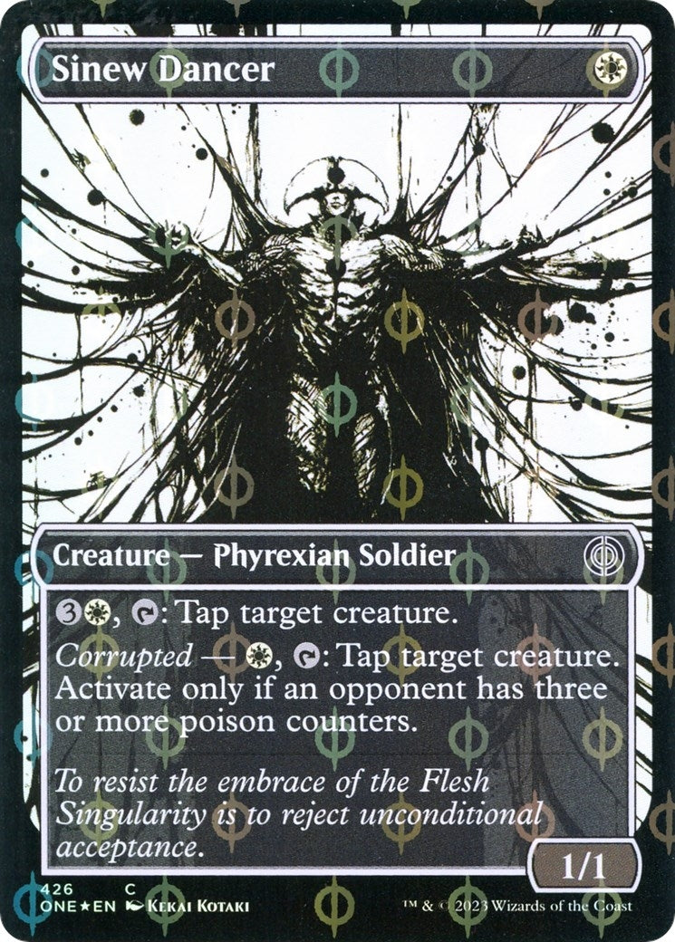 Image for Sinew Dancer (Showcase) (Step-and-Compleat Foil) (426) [Phyrexia: All Will Be One] - Magic: The Gathering