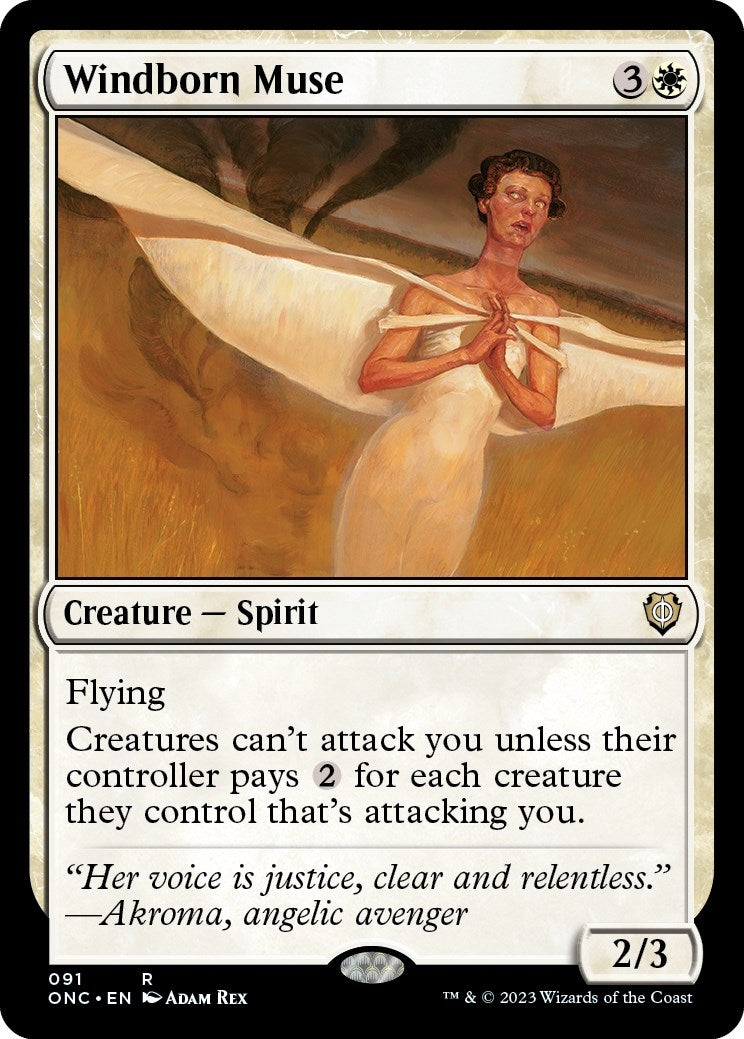 Image for Windborn Muse (91) [Phyrexia: All Will Be One] - Magic: The Gathering