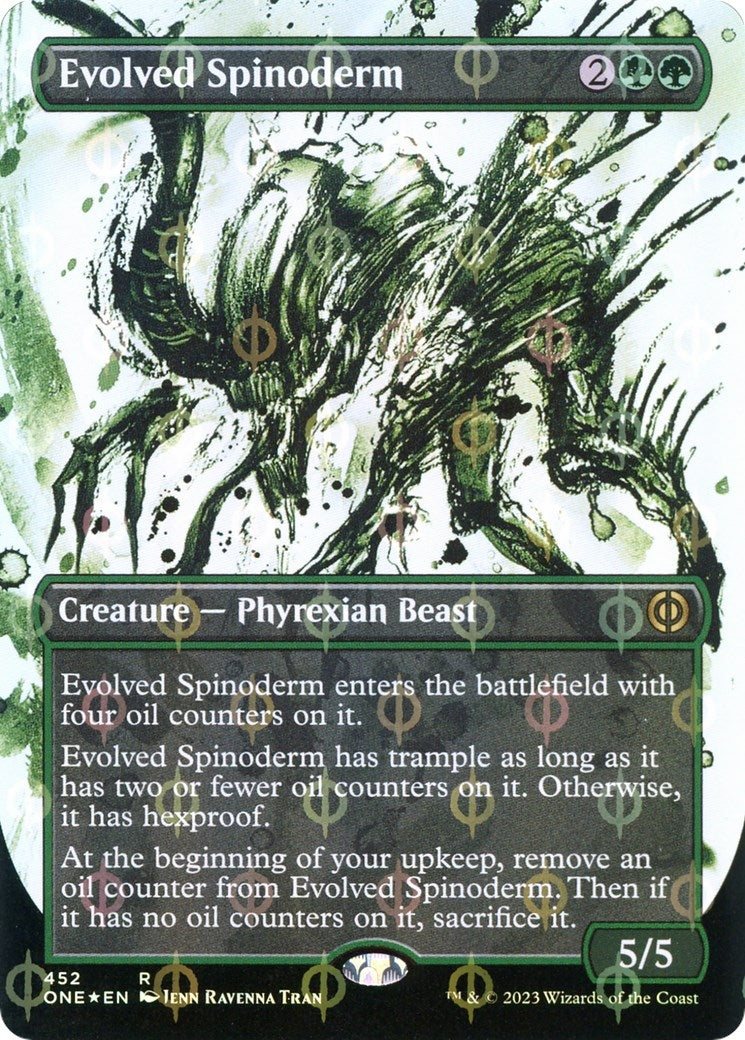 Image for Evolved Spinoderm (Showcase) (Step-and-Compleat Foil) (452) [Phyrexia: All Will Be One] - Magic: The Gathering